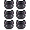 Produktbild: Kikkerland Verschlussclip Katze 6 Stück, Schwarz (6 x) (BC05CA)