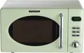 Produktbild: Wolkenstein WMW720 SG Retro Stand Mikrowelle, 700W, 20L, 5 Leitungsstufen, Aufta