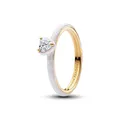 Produktbild: Pandora Weißes Chakra Herz Ring 163088C01 Damenring
