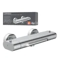 Produktbild: Badewannenarmatur CARNEO, Mischbatterie mit Thermostatregulierung, Wasserfall...