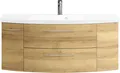 Produktbild: PELIPAL Cassca Sprint Bad Möbel / Riviera Eiche quer NB, Waschtisch + Unterschrank 121 cm