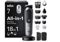 Produktbild: Braun All-in-One Series 7, 18-in-1 Multigroom Haarschneidemaschine AIO7585, Grau