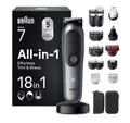 Produktbild: Braun All-in-One Series 7, 18-in-1 Multigroom Haarschneidemaschine AIO7585, Grau