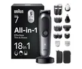 Produktbild: Braun All-in-One Series 7, 18-in-1 Multigroom Haarschneidemaschine AIO7585, Grau