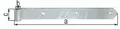 Produktbild: Ladenband B.60mm L.1400x60mm S.8mm STA TZN D.20mm rd GAH