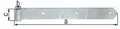 Produktbild: GAH 312480 Ladenband Breite 60 mm Länge 1400 x 60 mm Stärke 8 mm Stahl feuerverz