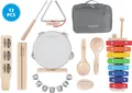 Produktbild: 13-teiliges Set an Musikspielzeug aus hochwertigen Materialien für Kindergarten