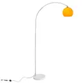 Produktbild: CCLIFE LED E27 Bogenlampe Orange höhenverstellbar Marmorfuß 130-180cm