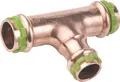 Produktbild: Aalberts Kupfer Pressfitting T-Stück red. 35x22x28 TypP5130