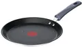 Produktbild: Tefal Bratpfanne Pfannkuchenpfanne Ø 25 cm Spülmaschinenfest Temperaturindikation, Aluminium, antihaftende, mit Titanzusatzmitteln