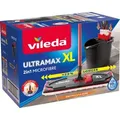 Produktbild: Vileda UltraMax XL Komplettbox Bodenwischer mit Wischer, Wischbezug und Eimer - Schwarz