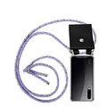 Produktbild: Cadorabo Handykette kompatibel mit Huawei P30 Schutzhülle TPU Silikon Case Necklace Design Slim Kratzfest Kordel Band mit Etui Rundumschutz Case Hülle für Huawei P30 in Lila