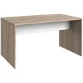 Produktbild: Boxxx Schreibtisch, Weiß, Eiche San Remo, Holzwerkstoff, Wange, 70x72x140 cm, Made in Germany, in verschiedenen Holz-Dekoren erhältlich, Arbeitszimmer, Schreibtische, Bürotische