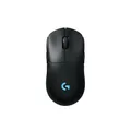 Produktbild: Logitech G PRO 2 LIGHTSPEED kabellose Gaming-Maus Rechts-oder Linkshänder, mit bis zu 4 anpassbaren, umschaltbaren magnetischen Seitentasten, 44K-DPI-Sensor und USB-C-Ladefunktion, PC/Mac - Schwarz