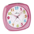 Produktbild: Atlanta Kinderwecker ohne Ticken für Mädchen Analog Rosa - 2120/17