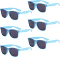 Produktbild: 6 Stücke Bunte Sonnenbrille Set Neon Lustige Sonnenbrillen Vintage Brillen