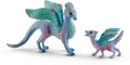 Produktbild: Schleich® Spielfigur BAYALA®, Blütendrache und Kind (70592), (Set)