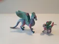 Produktbild: SCHLEICH Bayala  70592 Blütendrache Mutter und Kind * Fantasy Spielfigur Drache