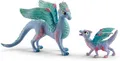 Produktbild: Schleich 70592 Blütendrache mit Kind BAYALA Glitzer Drache Spielfigur NEU