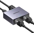 Produktbild: LAN Splitter 1 Auf 2 1000Mbps Ethernet Splitter Aluminiumgehäuse LAN Switch 2 Po