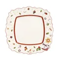 Produktbild: Villeroy & Boch Toy's Delight Speiseteller eckig 28,5 cm Weihnachtsgeschirr