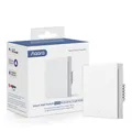 Produktbild: Aqara Smarter Lichtschalter H1 EU (ohne Neutralleiter, Einzelwippe), Ausgestattet mit Zigbee 3.0, Aqara Hub, Fernbedienungsschalter, Kompatibel mit HomeKit, Alexa, Google Assistant, IFTTT