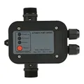 Produktbild: SOULONG Selbstansaugende Wasserpumpe, 220 V Schwarz Selbstansaugende Wasserpumpe Druckschalter Automatischer Druckregler
