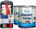 Produktbild: Plid Magnetfarbe 1,5 L für ca. 8 m² Anthrazitgrau + Anstreichset | Magnetlack & Wandfarbe magnetisch| Überstreichbar, geruchsarm, hohe Magnetkraft
