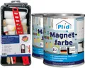 Produktbild: plid Magnetfarbe Premium Magnetfarbe Magnet Magnetlack Magnetwand Set, Schnelltrocknend, Magnetisch