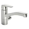 Produktbild: Hansa Spültisch-Einhebelmischer HANSAPOLO m mech GA-Vtl., schw, Ausl. 215mm, chr