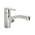 Produktbild: Hansa Spültisch-Einhebelmischer HANSAPOLO m mech GA-Vtl. schw Ausl. 215mm chr