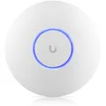 Produktbild: UbiQuiti Access-Point UniFi U6+, U6-PLUS, Indoor, bis 2976 Mbit/s, Wi-Fi 6 Dualband, Wandmontage