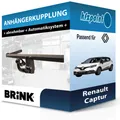 Produktbild: Für Renault Captur 05.2017-12.2019 BRINK Anhängerkupplung abnehmbar neu