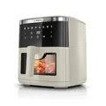 Produktbild: Bosch Heißluftfritteuse Serie 6, XXL Air Fryer, creme, 7,2 L Fassungsvermögen, beleuchtetes Sichtfenster, 7 voreingestellte Programme, bis zu 65% schnelleres Kochen, MAF671C0