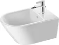 Produktbild: Duravit D-Neo Wand-Bidet, verdeckte Befestigung, 1 Hahnloch, mit Überlauf, inklusive Durafix, 370x540x400mm, weiß Hochglanz, 2294150000