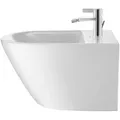 Produktbild: Duravit D-Neo Wand-Bidet, verdeckte Befestigung, 1 Hahnloch, mit Überlauf, inklusive Durafix, 370x540x400mm, weiß Hochglanz, 2294150000