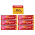 Produktbild: Wella Color Touch Rich Naturals 6 x 60 ml 8/35 helllblond gold-mahagoni Set