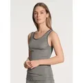 Produktbild: CALIDA Tanktop True Confidence Rundhals, atmungsaktiv, wärmend, elastisch, Feinripp-Qualität grau L (48/50)