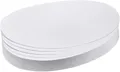 Produktbild: FRANKEN Moderationskarten Ovale 110 x 190 mm weiß 500 Karten