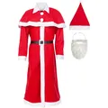Produktbild: Idena WH-Mann Kostüm 5tlg Mantel m.Cape,Bart,Mütze (One Size) (22692159)