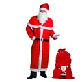 Produktbild: Weihnachtsmann Kostüm Set Idena® mehrteilig 6-teilig inklusive Sack