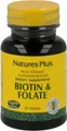 Produktbild: Natures Plus Biotin & Folate Sustained Release - 30 Tabletten (76,81 EUR/100 g)