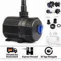 Produktbild: Schwarze Eco Teichpumpe 2300 L/H mit 10m Kabel - Kraftvoll und effizient