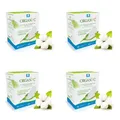 Produktbild: Organyc Hygienebinden für den täglichen Gebrauch mit gefalteten Flügeln aus 100% Bio-Baumwolle - 4 Packungen zu je 10 Stück (Insgesamt 40 Stück)