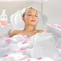Produktbild: Badewannenkissen, Netz-Badewannenkissen Nacken,Kissen Badewanne mit 6 Saugnäp...