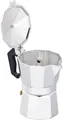 Produktbild: Espressokocher Mokka Premium Espresso Aluminium groß grau 12 Tassen 600 ml