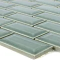Produktbild: Mosafil Keramikmosaik Fliesen Metro Facette Petrol Glänzend 30x30cm 1 Stück