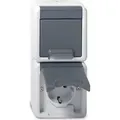 Produktbild: GIRA 478030 SCHUKO 2f senkr. KD WG AP Gr (478030) - Grau