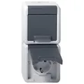 Produktbild: Gira Steckdose 2-fach senkr. 478030 Abdeckung Stecker Steckdosen Elektrik