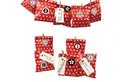 Produktbild: Frau WUNDERVoll befüllbarer Adventskalender Adventskalender Bescherung, rot Stern, Ziffern grau
